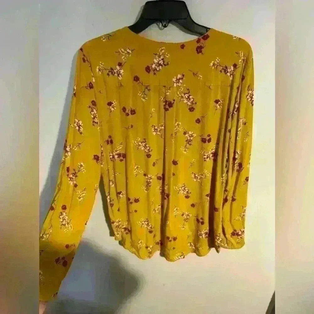 Women’s flowy floral dress shirt size XL - Picture 3 of 3